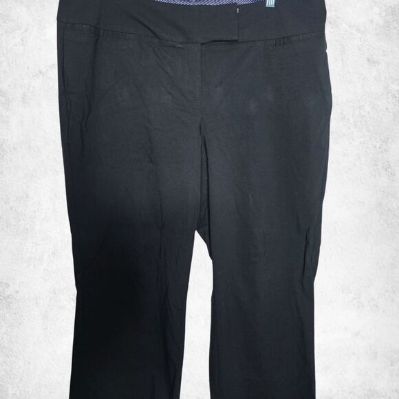 Studio by Torrid Black Dress Pants 20R Plus High Rise Straight Leg Suit Trousers - Picture 7 of 7
